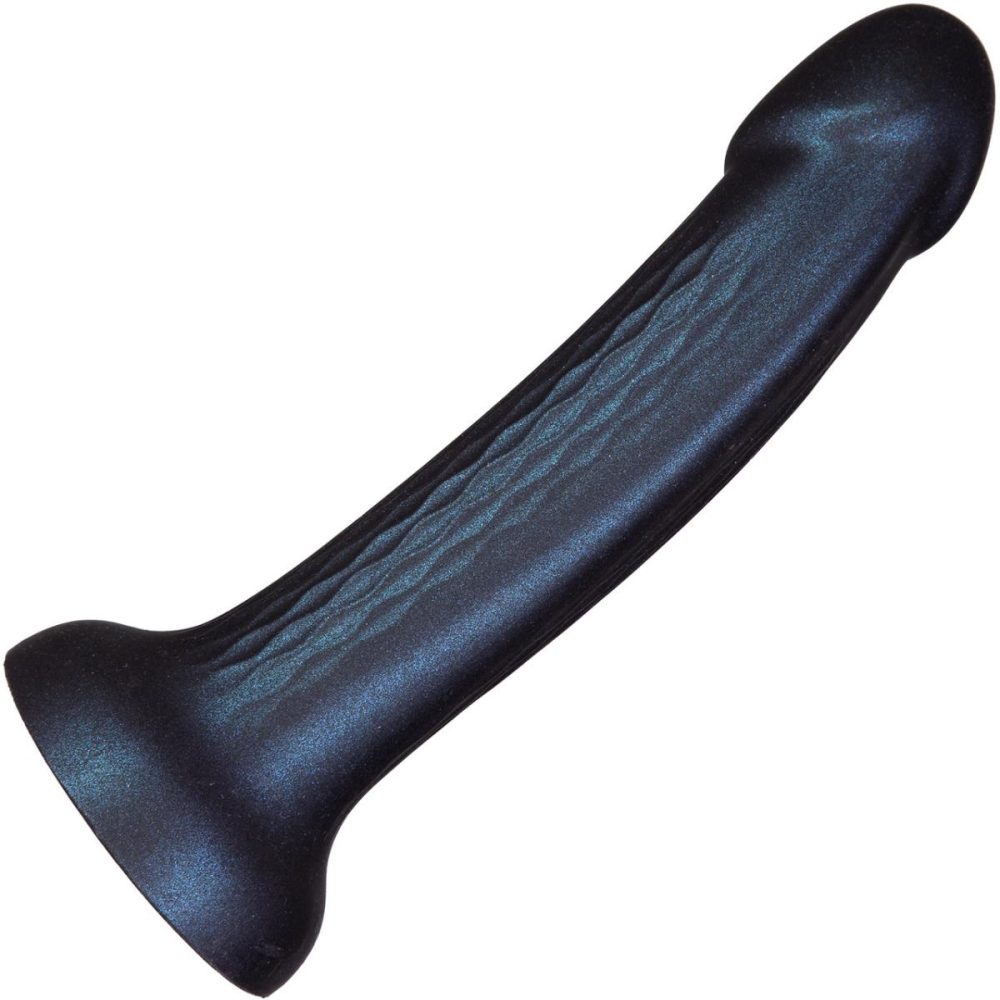 G-Spot Dildos | Fantasy Siren 8" Silicone Suction Cup G-Spot Dildo – Blue