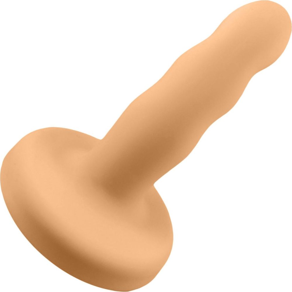 G-Spot Dildos | Merge Collection Ren 6" Silicone Suction Cup Dildo – Orange