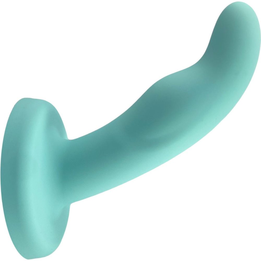 G-Spot Dildos | Merge Collection Ryplie 6" Silicone Suction Cup Dildo – Blue