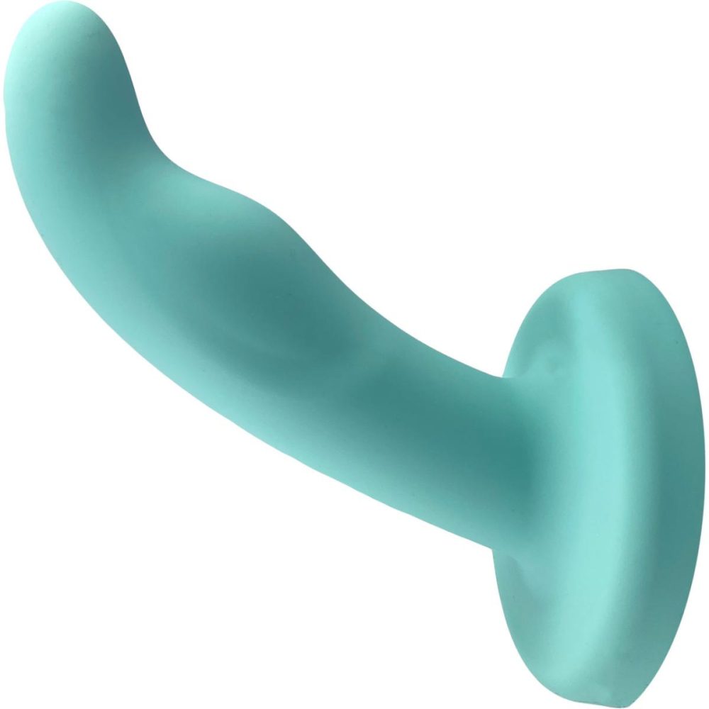 G-Spot Dildos | Merge Collection Ryplie 6" Silicone Suction Cup Dildo – Blue