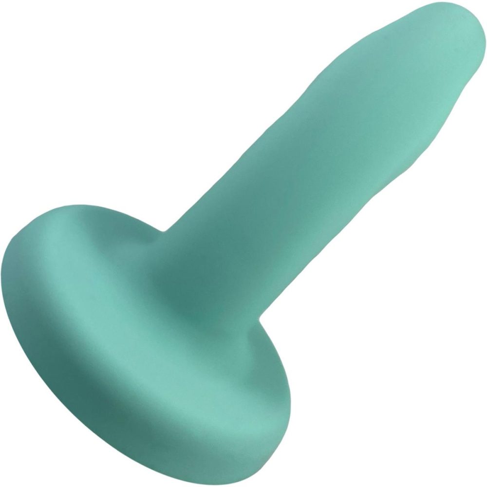 G-Spot Dildos | Merge Collection Ryplie 6" Silicone Suction Cup Dildo – Blue