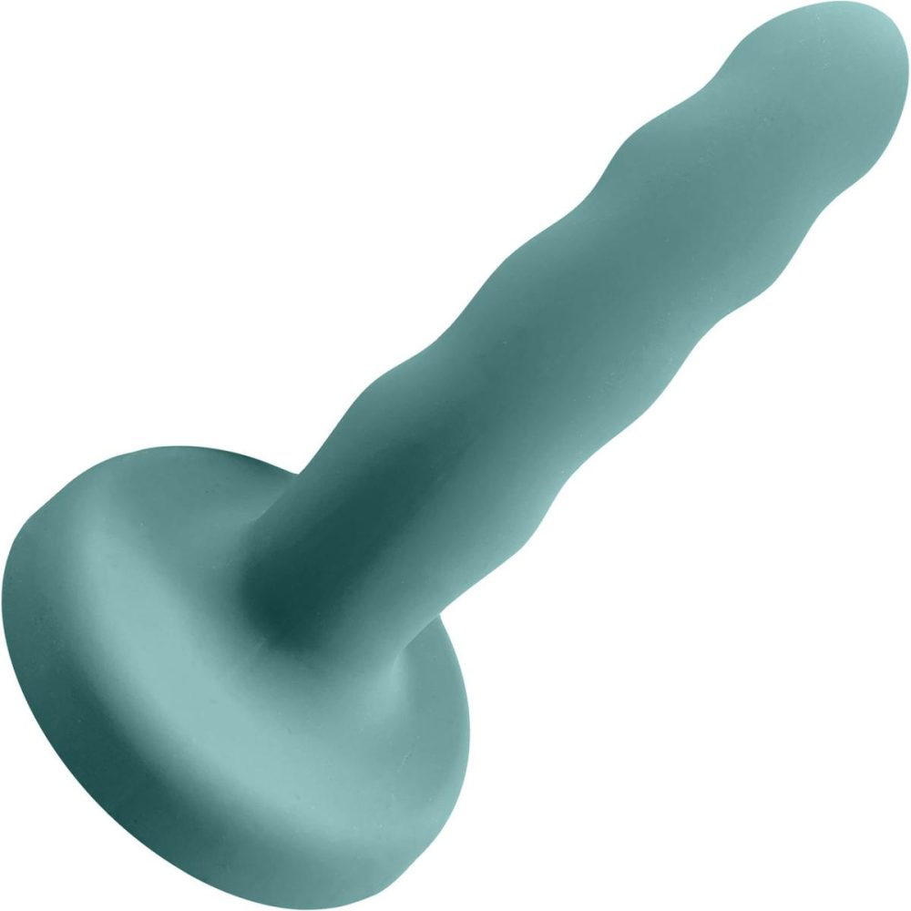 G-Spot Dildos | Merge Collection Sage 8" Silicone Suction Cup Dildo – Green