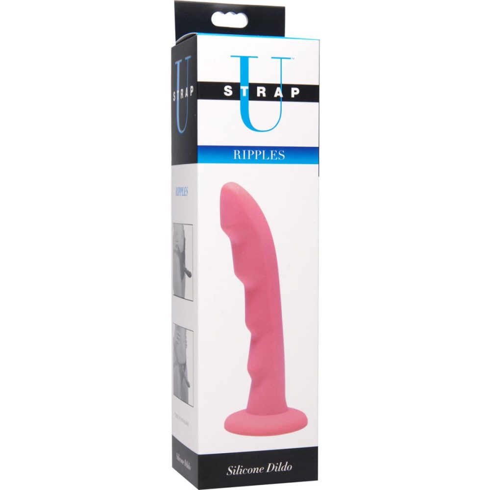 G-Spot Dildos | Ripples 6.75" Silicone G-Spot Dildo – Pink