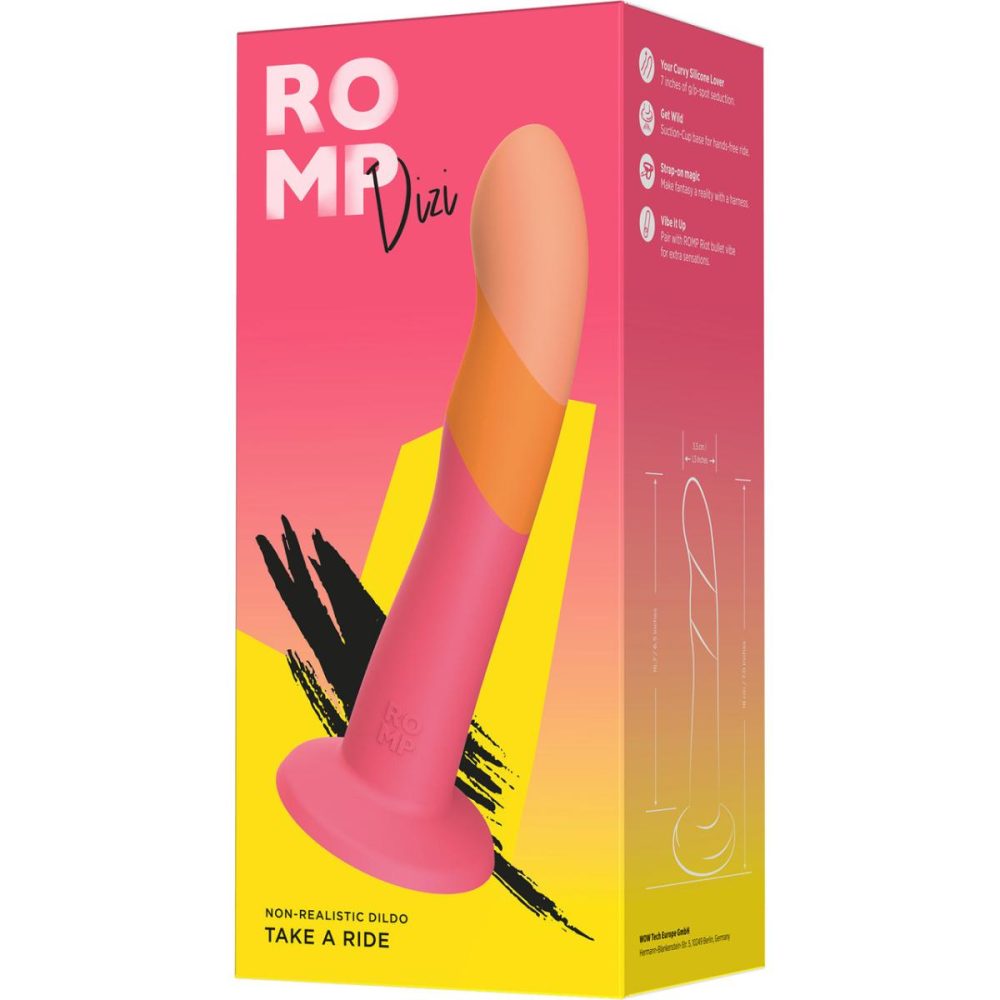 G-Spot Dildos | ROMP Dizi 7" Silicone Suction Cup G-Spot Dildo