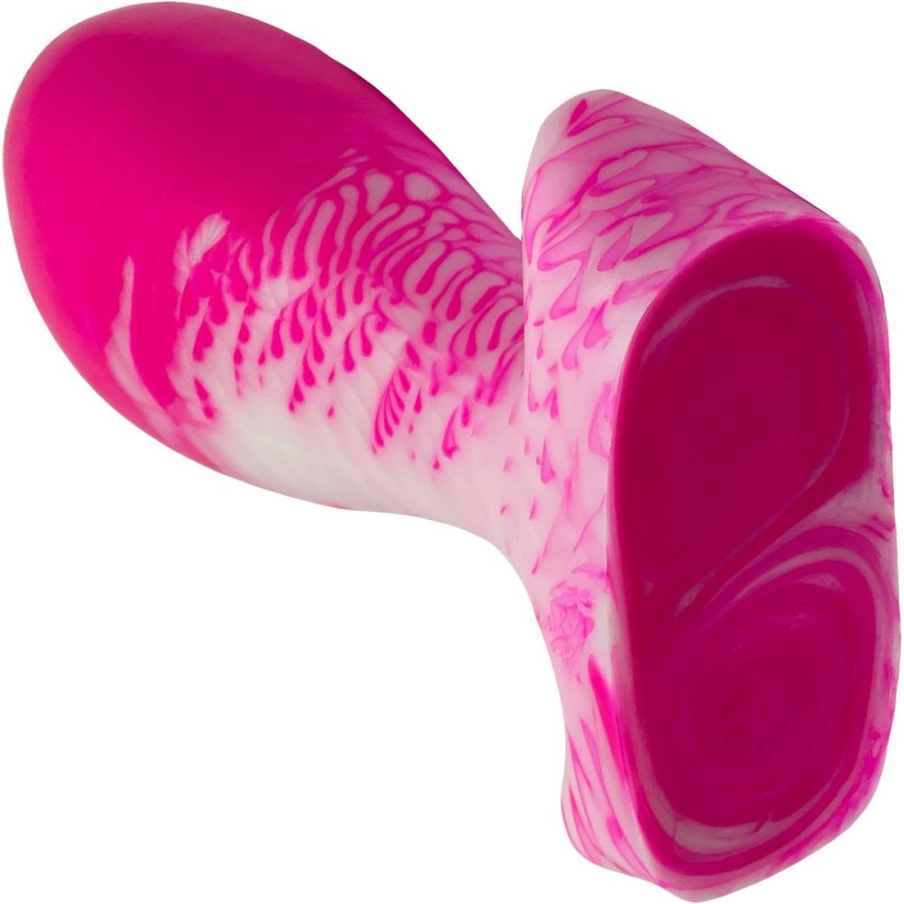 G-Spot Dildos | The Festa 5.5" Large Silicone Vaginal Plug – Flamingo