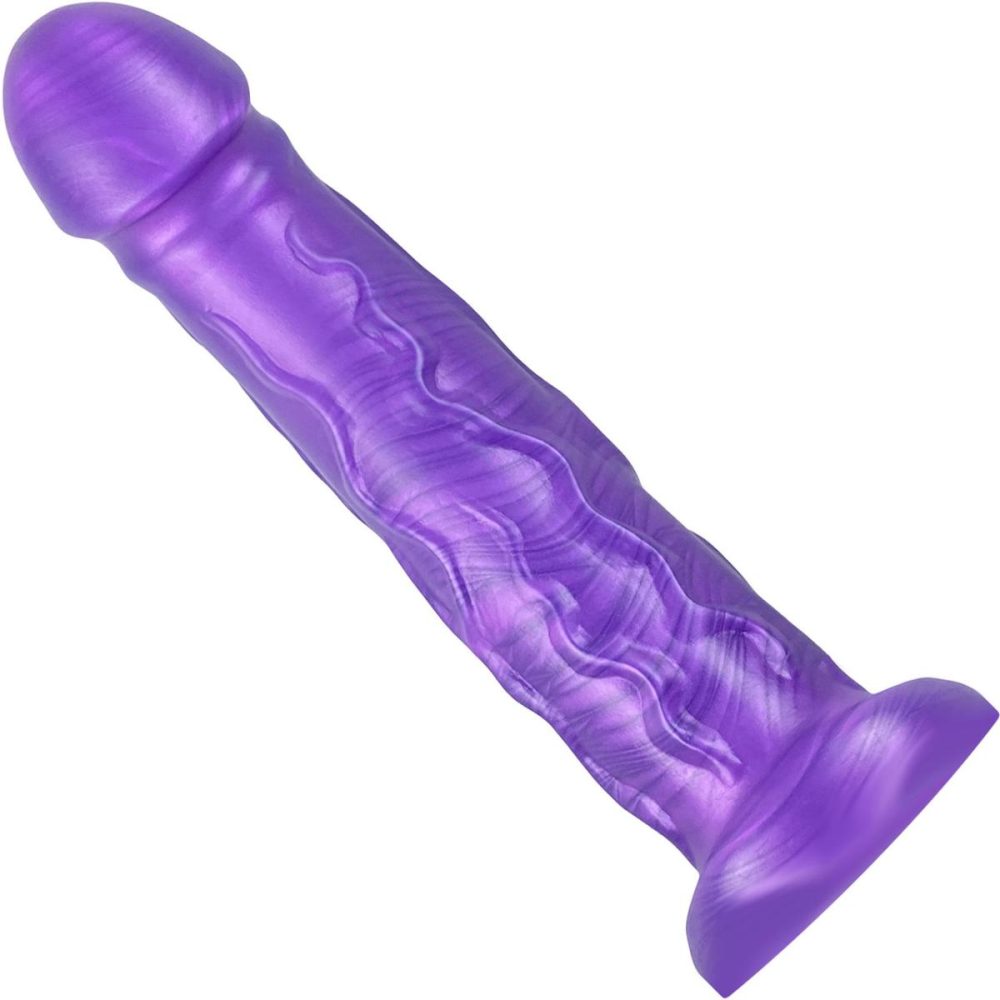 G-Spot Dildos | The Grandis 11.5" Giant Silicone Dildo – NOLA Purple