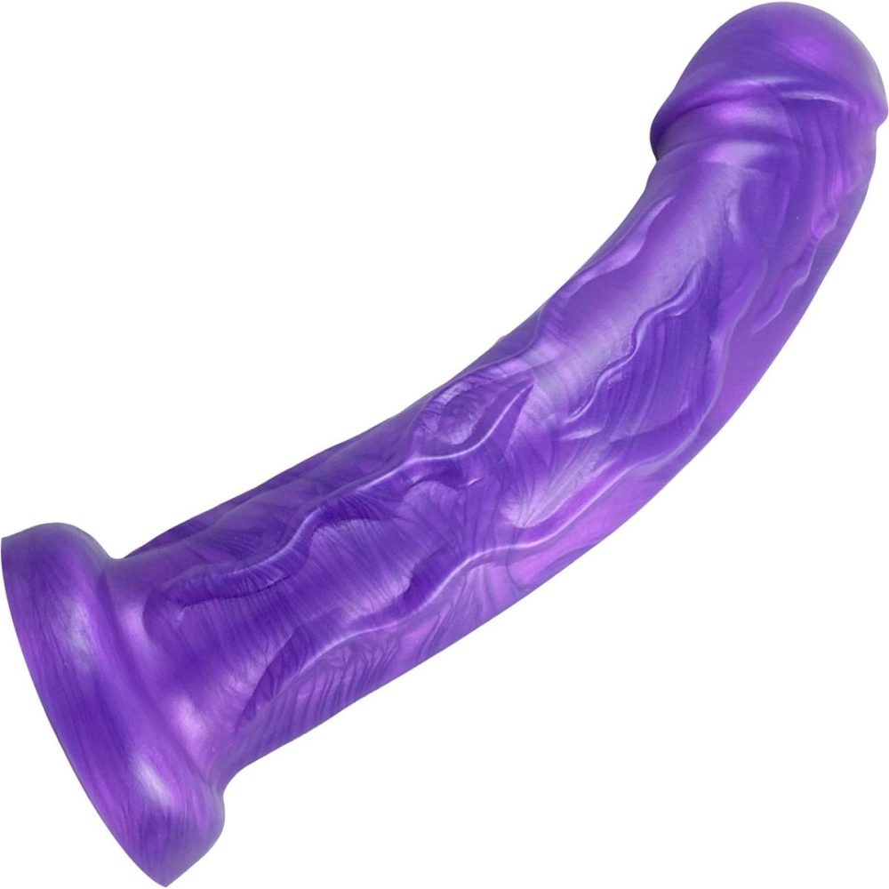 G-Spot Dildos | The Grandis 11.5" Giant Silicone Dildo – NOLA Purple