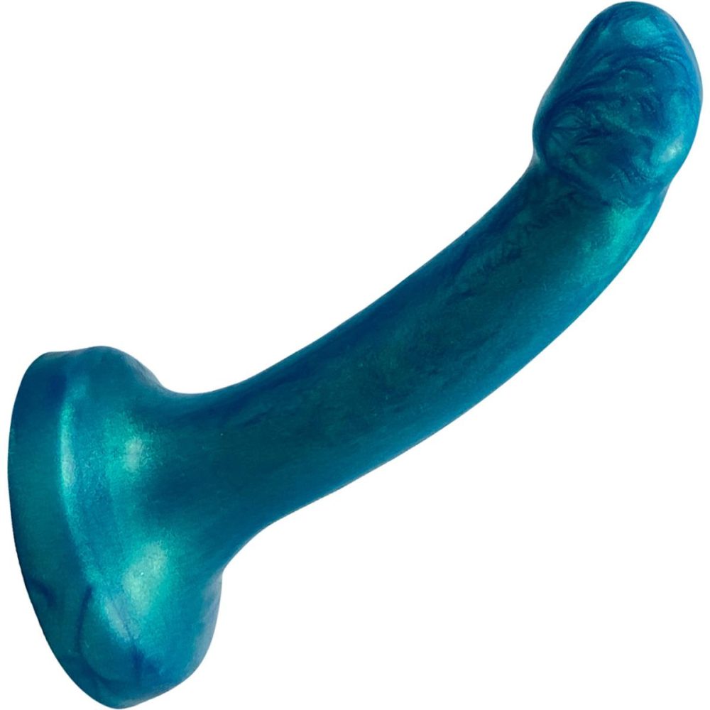 G-Spot Dildos | The Minima Small Silicone 3 Dildo Set – Mermaid Blue