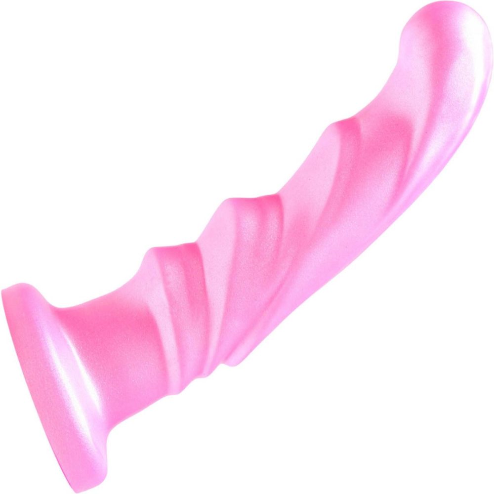 G-Spot Dildos | Tsunami Silicone G-Spot Dildo With Mini Vibe – Bubble Gum