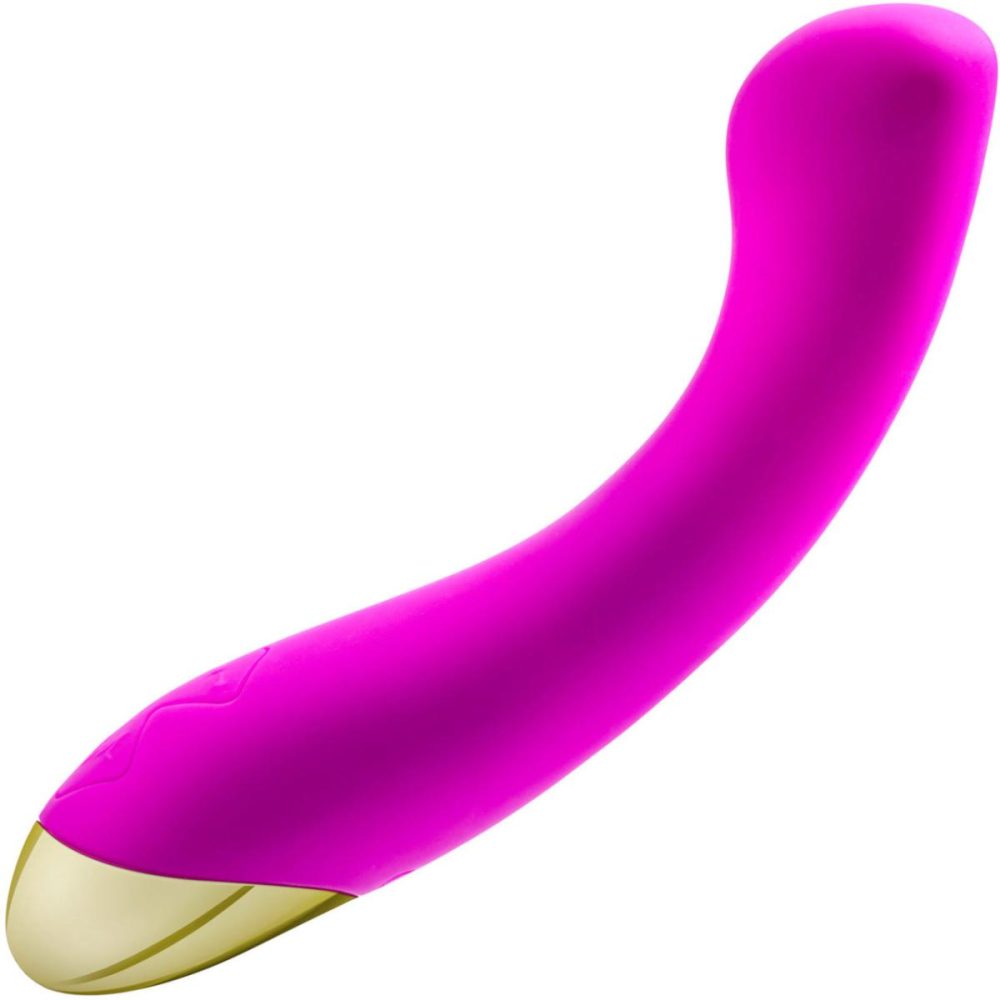 G-Spot Vibrators | Aria Bangin’ AF 10-Function Rechargeable Silicone G-Spot Vibrator – Purple