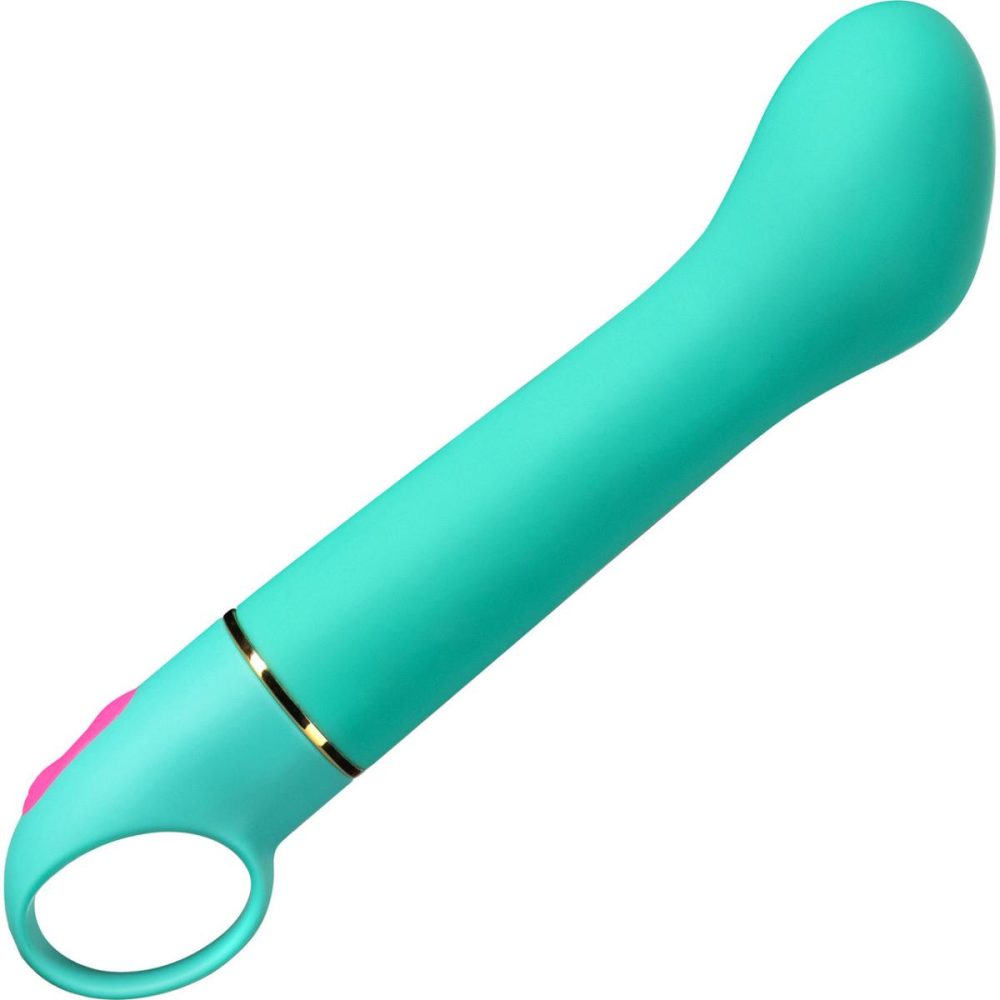 G-Spot Vibrators | Aria Flirty AF 10-Function Silicone G-Spot Vibrator – Teal