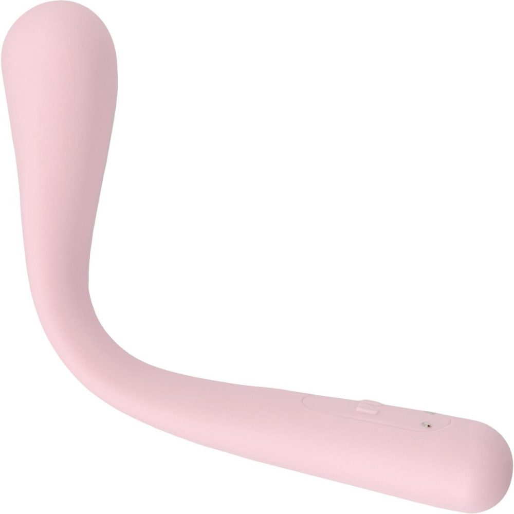 G-Spot Vibrators | Bender Rechargeable Waterproof Silicone Flexible G-Spot Vibrator – Quartz