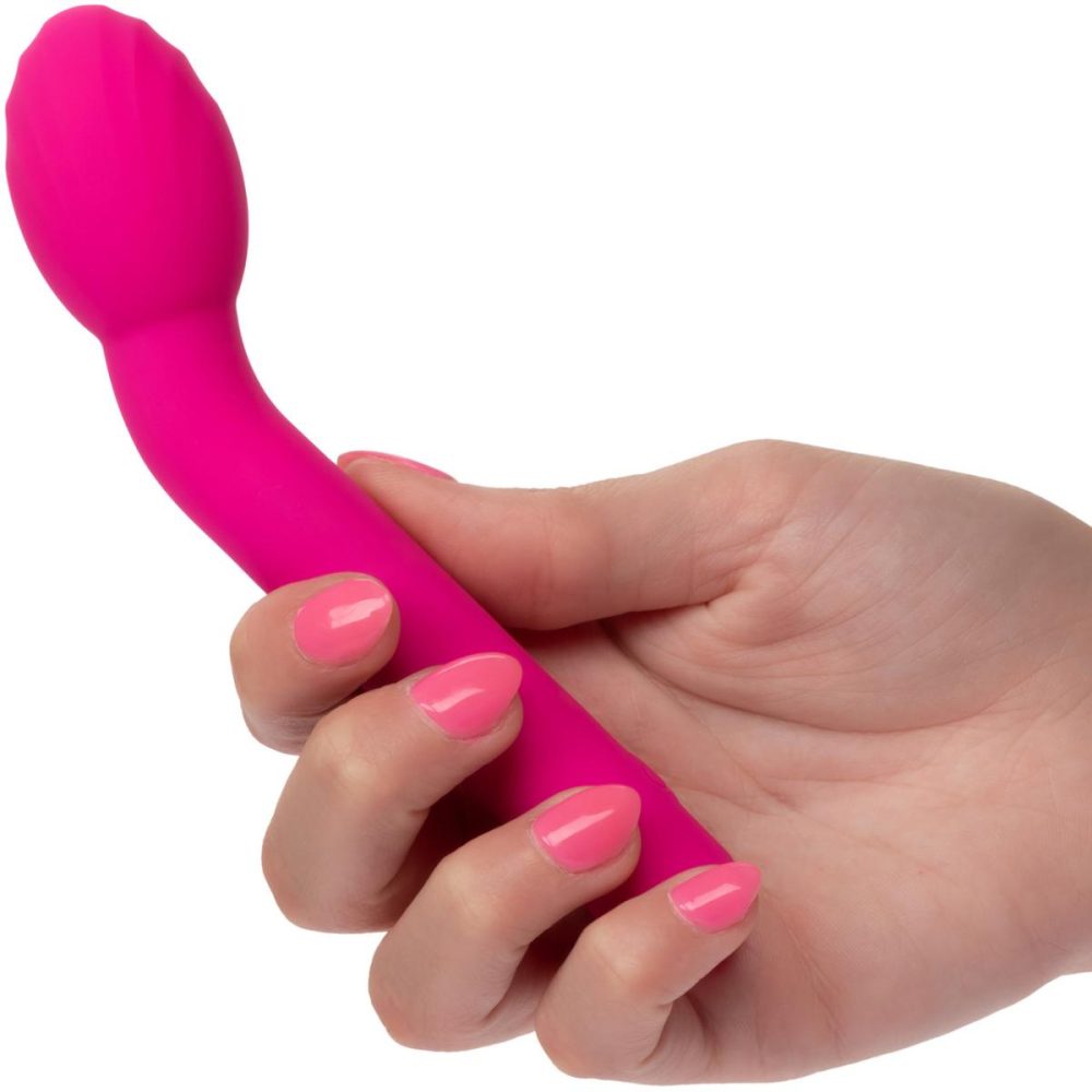 G-Spot Vibrators | Bliss Liquid Silicone Mini Tulip Rechargeable Waterproof G-Spot Vibrator – Pink