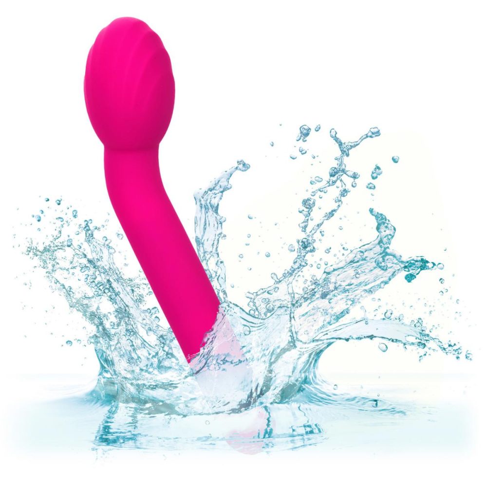 G-Spot Vibrators | Bliss Liquid Silicone Mini Tulip Rechargeable Waterproof G-Spot Vibrator – Pink