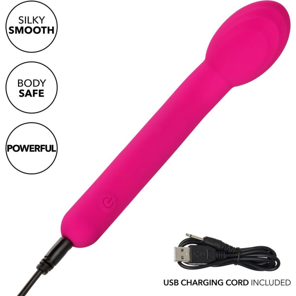 G-Spot Vibrators | Bliss Liquid Silicone Mini Tulip Rechargeable Waterproof G-Spot Vibrator – Pink