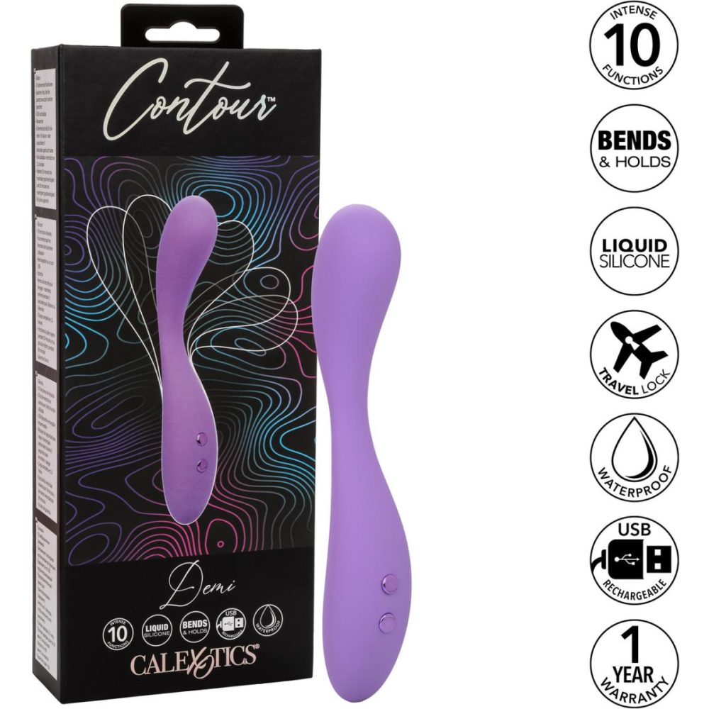 G-Spot Vibrators | Contour Demi Silicone Waterproof Rechargeable G-Spot Vibrator