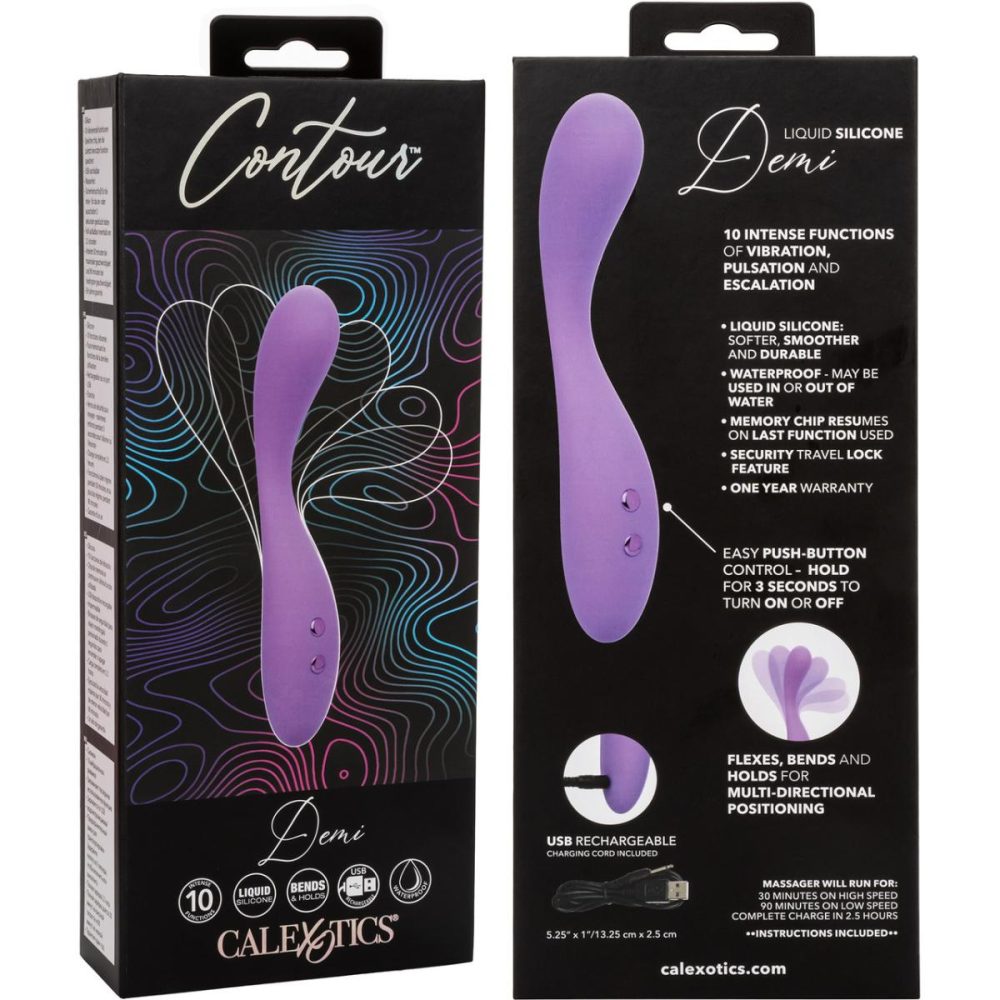 G-Spot Vibrators | Contour Demi Silicone Waterproof Rechargeable G-Spot Vibrator