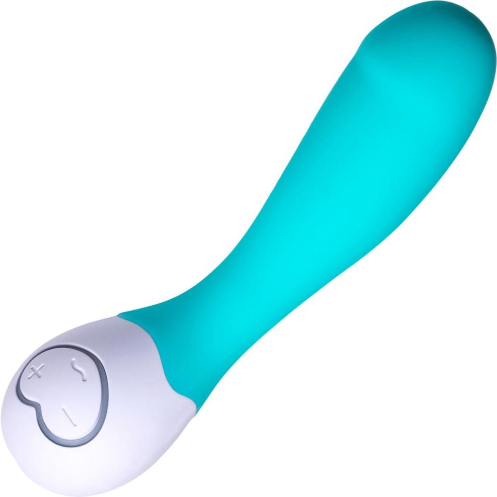 G-Spot Vibrators | Cuddle Mini Rechargeable Silicone G-Spot Vibrator – Turquoise