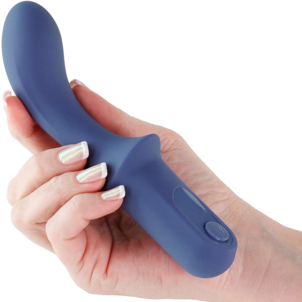 G-Spot Vibrators | Desire Fortuna Rechargeable Silicone G-Spot Vibrator – Blue