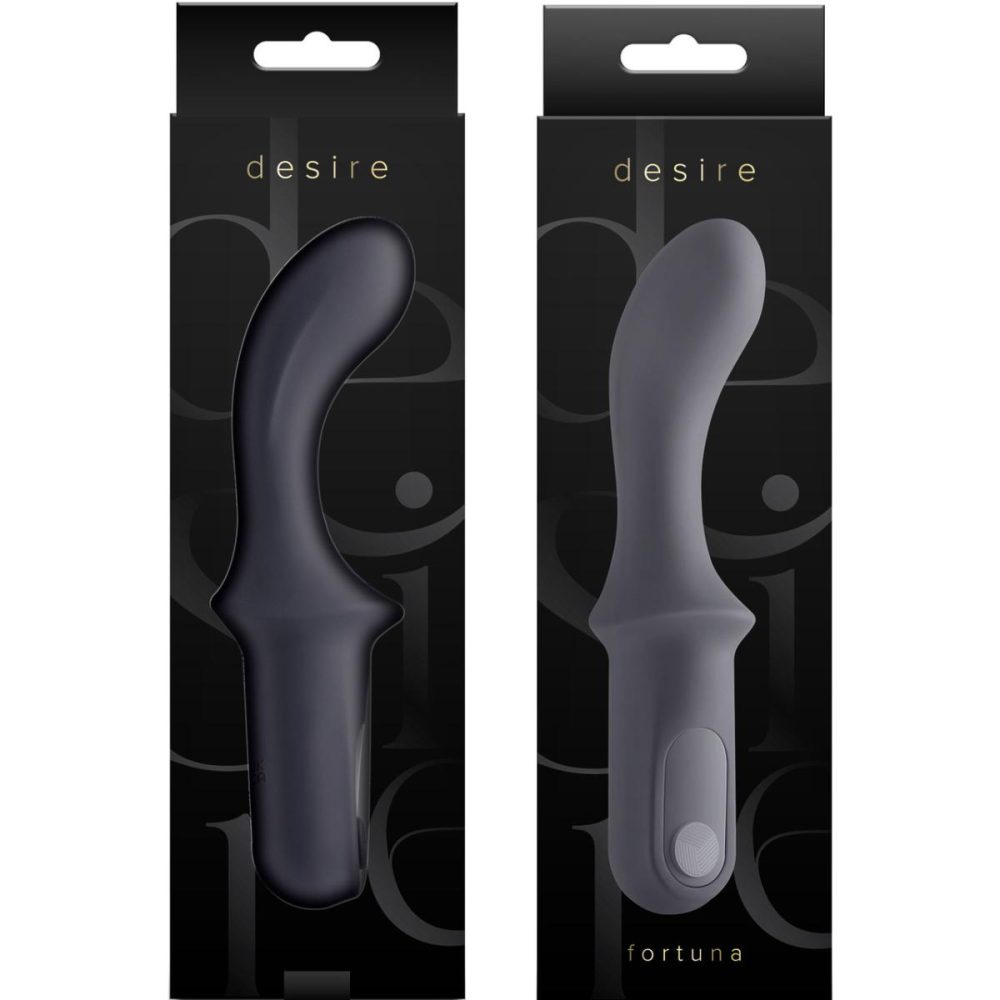 G-Spot Vibrators | Desire Fortuna Rechargeable Silicone G-Spot Vibrator – Smoke