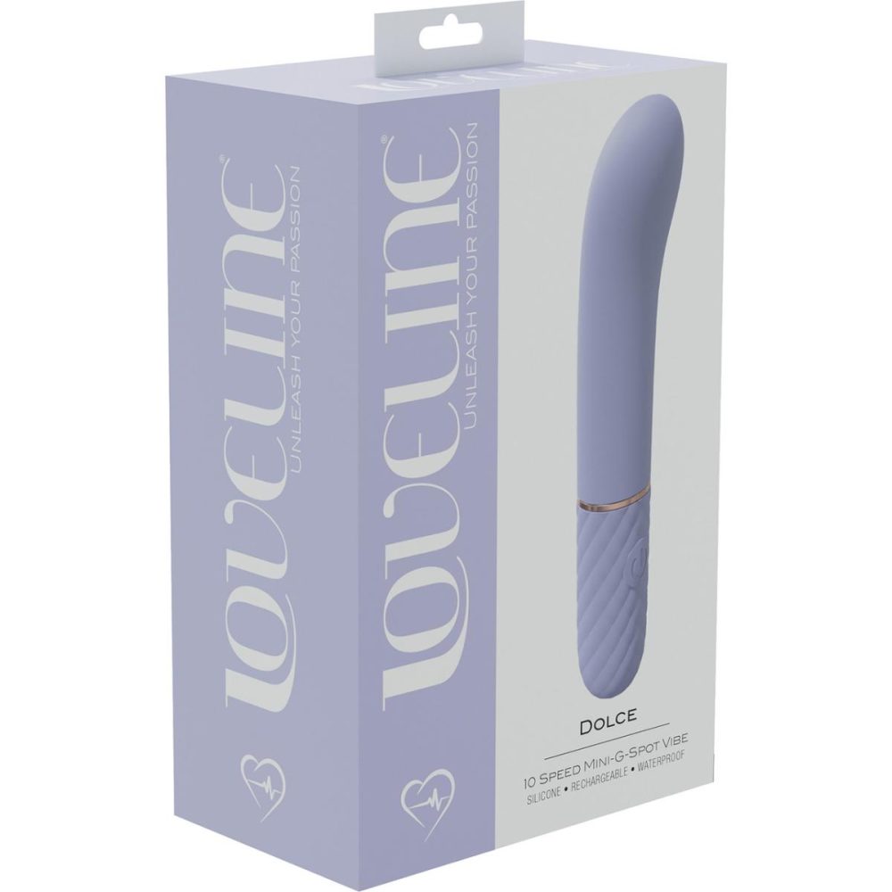 G-Spot Vibrators | Dolce Rechargeable Waterproof Silicone Mini G-Spot Vibrator – Lavender