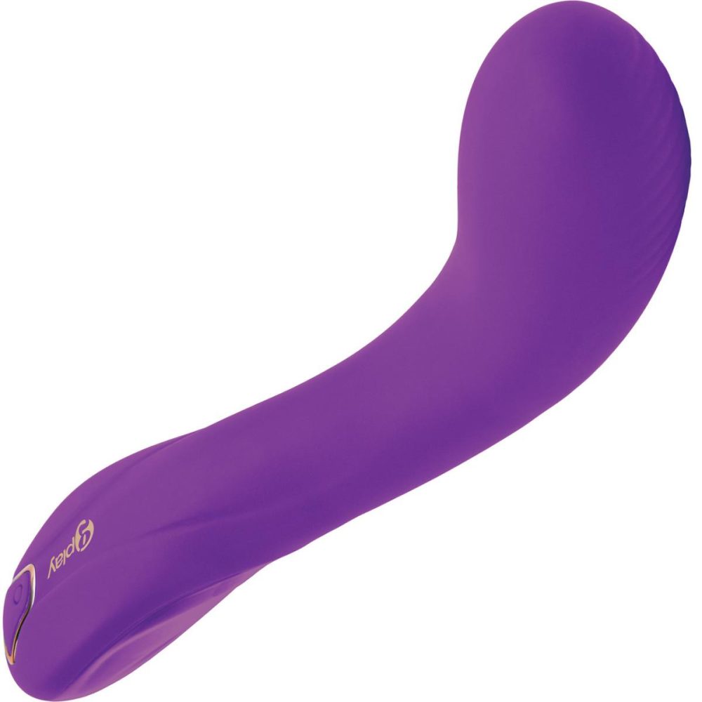 G-Spot Vibrators | G-Play Ergonomic Squirt Trainer Rechargeable Silicone G-Spot Vibrator – Purple