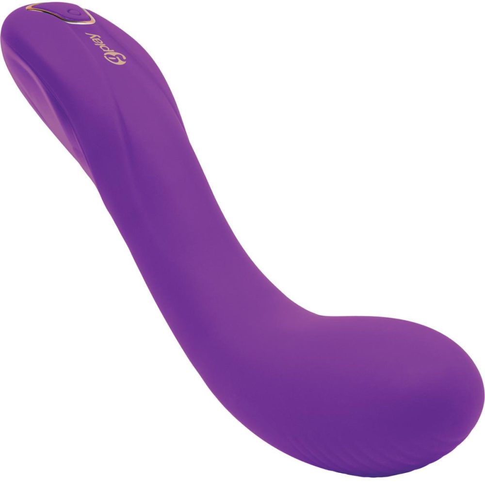 G-Spot Vibrators | G-Play Ergonomic Squirt Trainer Rechargeable Silicone G-Spot Vibrator – Purple