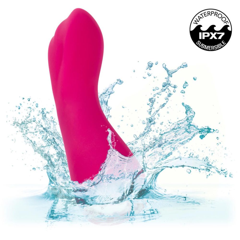 G-Spot Vibrators | Gem Vibe Collection 7" Curve Rechargeable Waterproof Silicone G-Spot Vibrator – Pink