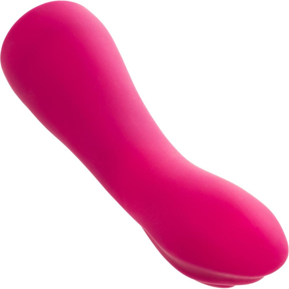 G-Spot Vibrators | Gem Vibe Collection 7" Curve Rechargeable Waterproof Silicone G-Spot Vibrator – Pink