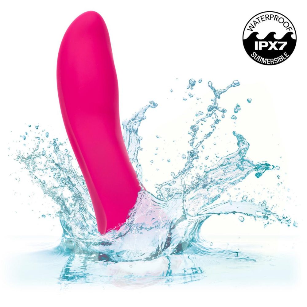 G-Spot Vibrators | Gem Vibe Collection 7" Glider Rechargeable Waterproof Silicone G-Spot Vibrator – Pink