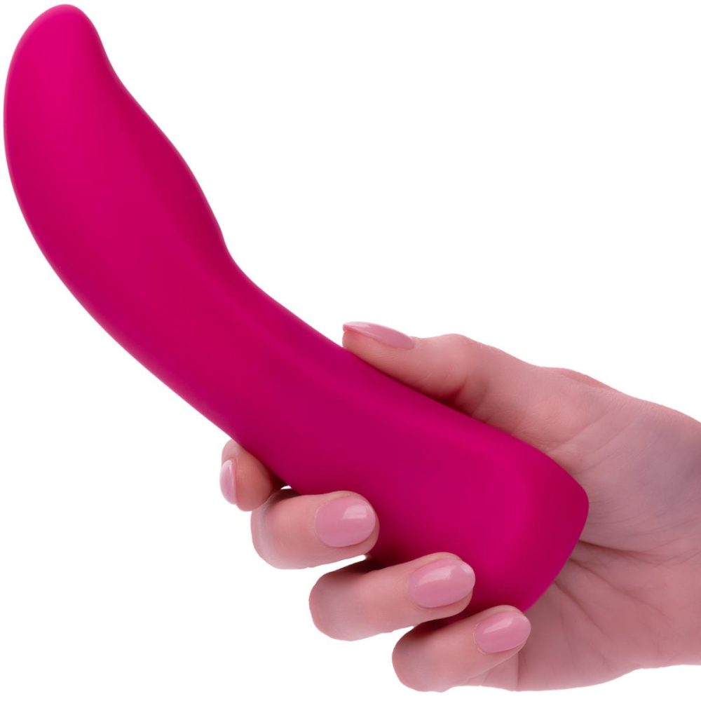 G-Spot Vibrators | Gem Vibe Collection 7" Glider Rechargeable Waterproof Silicone G-Spot Vibrator – Pink