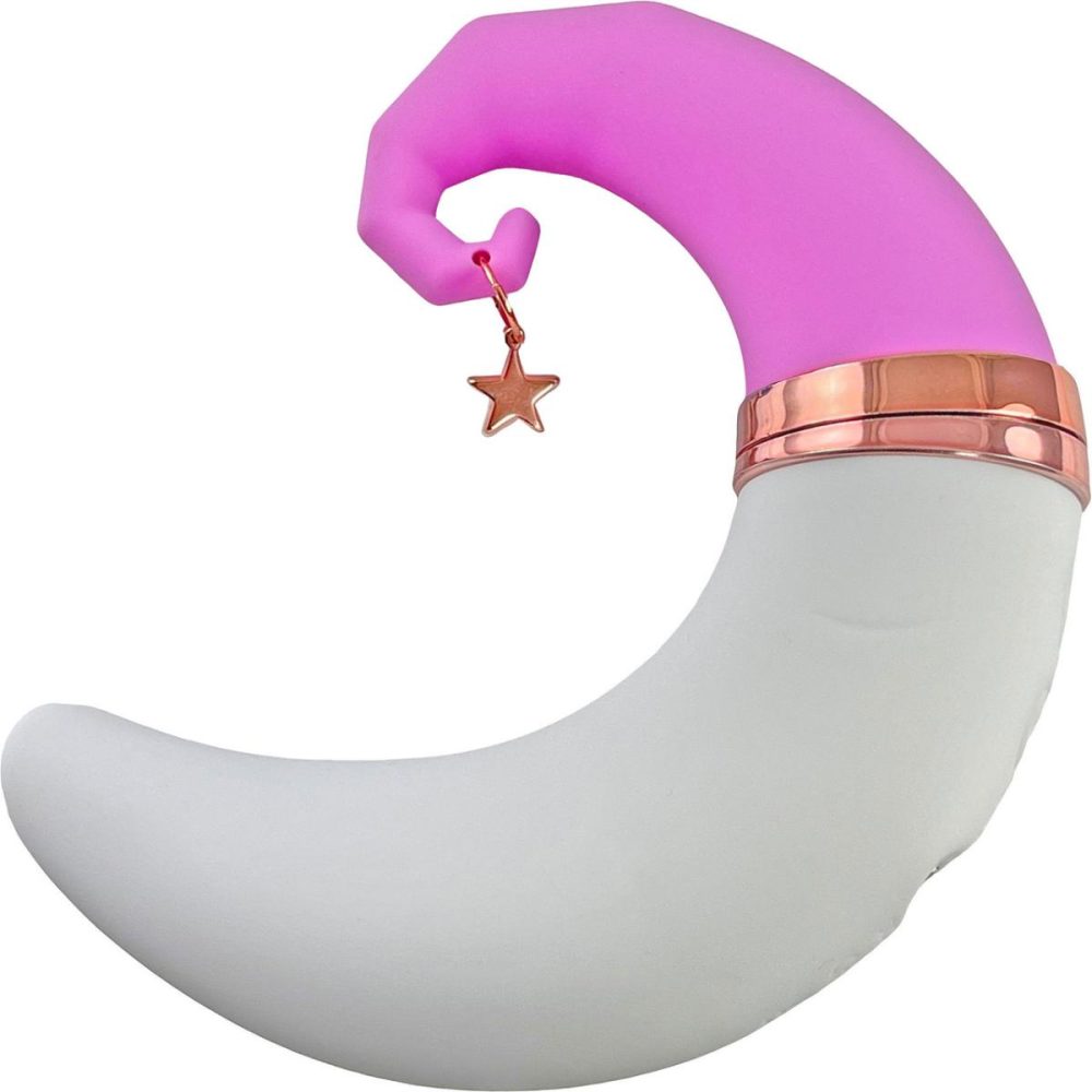 G-Spot Vibrators | Happy Moon Pleasure Air Clitoral Stimulator With G-Spot Vibrator – Pink