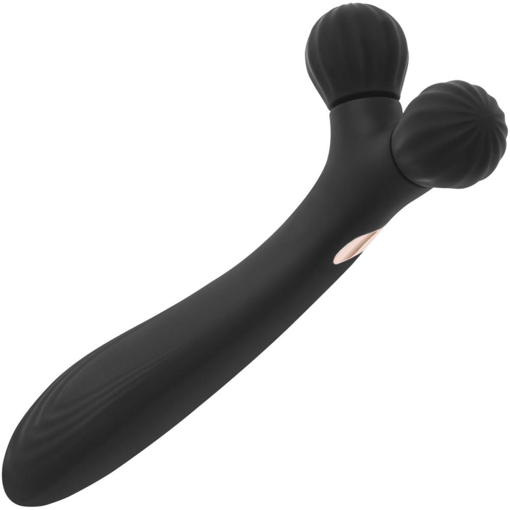 G-Spot Vibrators | i.D. Roller Rechargeable Silicone Body Massager & G-Spot Vibrator – Black