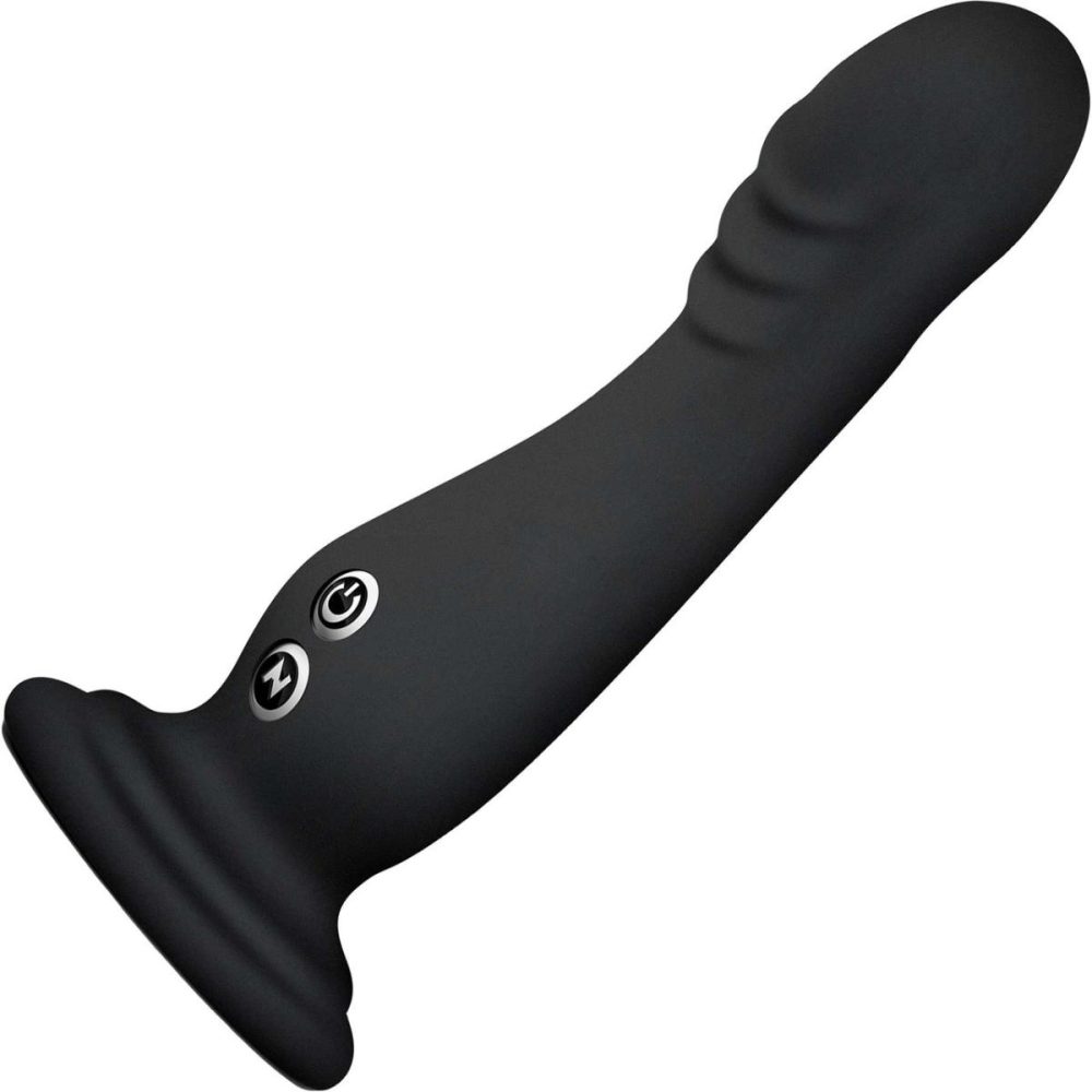 G-Spot Vibrators | Impressions Amsterdam Rechargeable Waterproof Silicone G-Spot Suction Cup Vibrator – Black