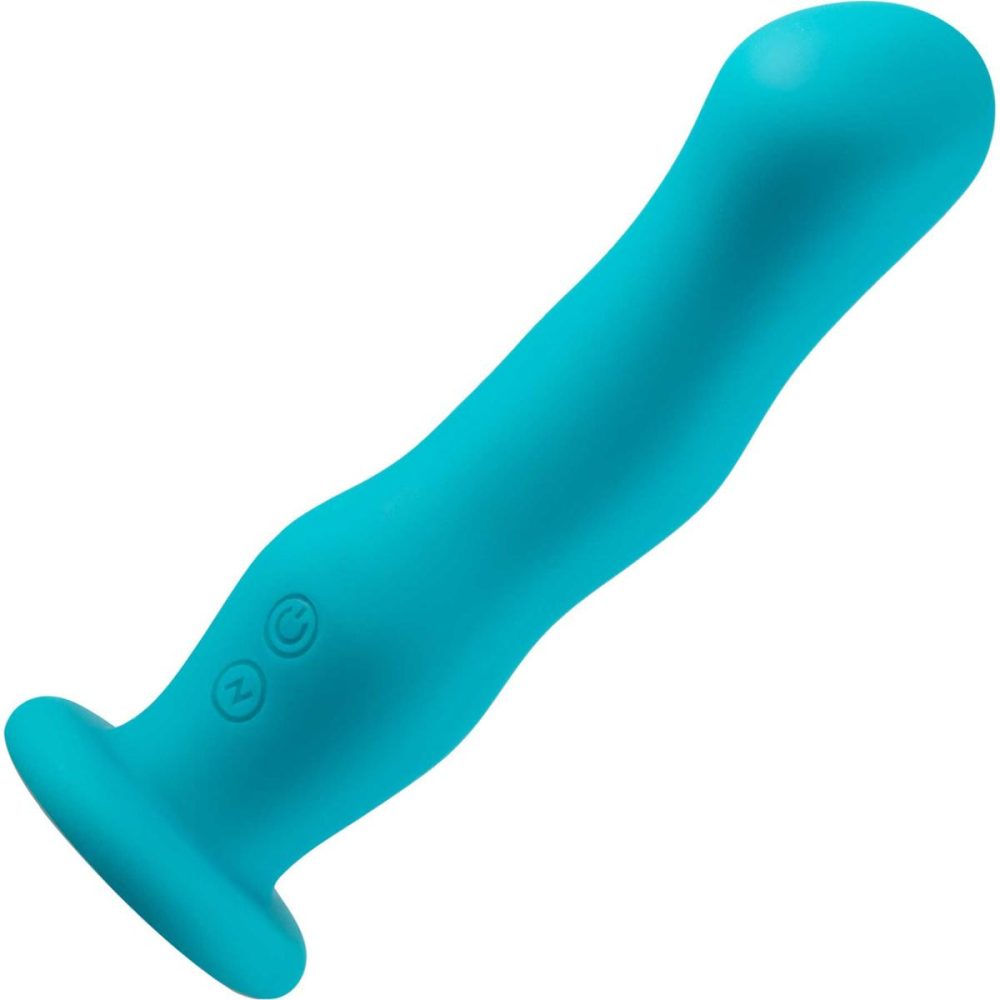 G-Spot Vibrators | Impressions Miami Rechargeable Waterproof Silicone G-Spot Suction Cup Vibrator – Teal