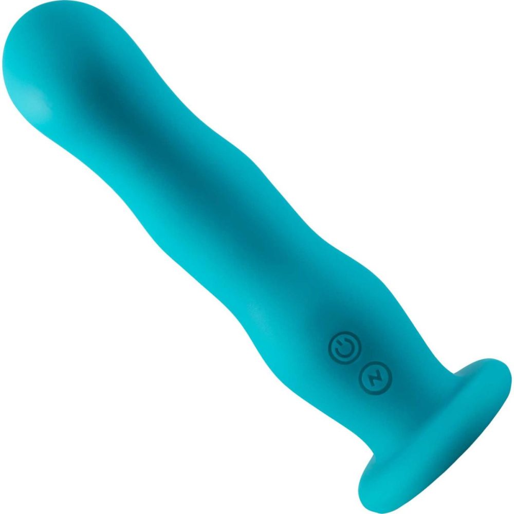 G-Spot Vibrators | Impressions Miami Rechargeable Waterproof Silicone G-Spot Suction Cup Vibrator – Teal