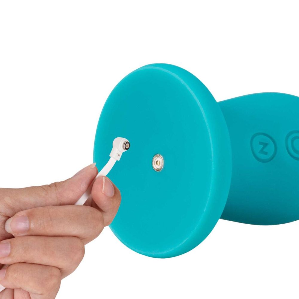 G-Spot Vibrators | Impressions Miami Rechargeable Waterproof Silicone G-Spot Suction Cup Vibrator – Teal