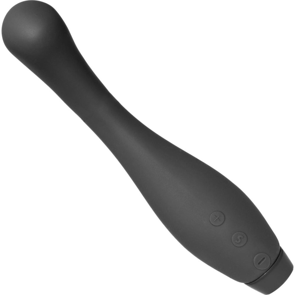 G-Spot Vibrators | Juno Flex Waterproof Rechargeable Silicone G-Spot Vibrator – Black