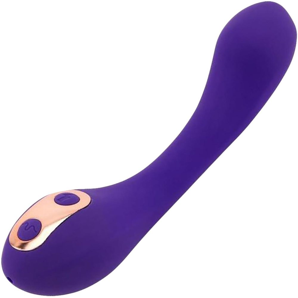 G-Spot Vibrators | Libi XLR8 Silicone Flexible Rechargeable Waterproof G-Spot Vibrator Nu Sensuelle – Deep Purple