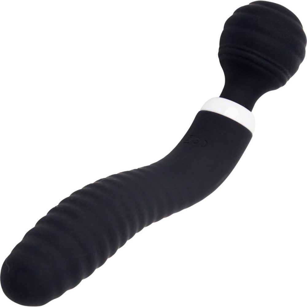 G-Spot Vibrators | Nubii Lolly Wand Silicone Dual Ended Wand Style & G-Spot Vibrator Nu Sensuelle – Black