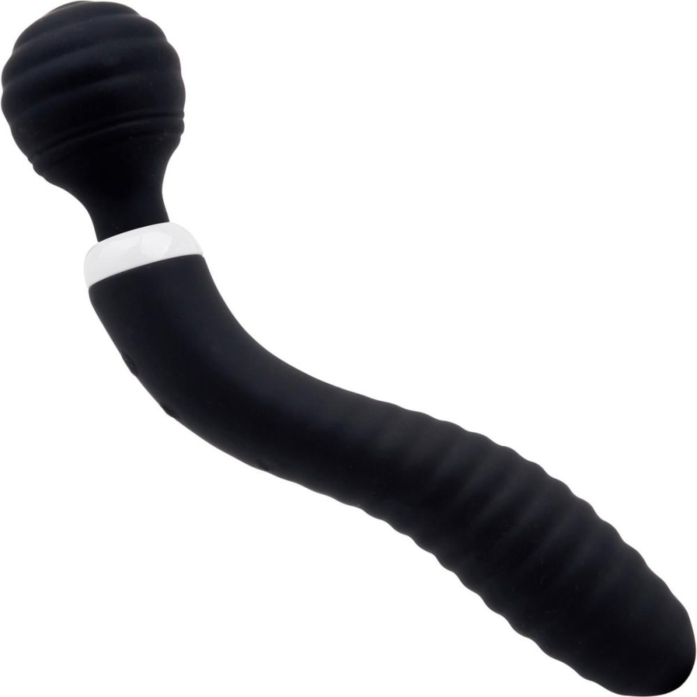 G-Spot Vibrators | Nubii Lolly Wand Silicone Dual Ended Wand Style & G-Spot Vibrator Nu Sensuelle – Black