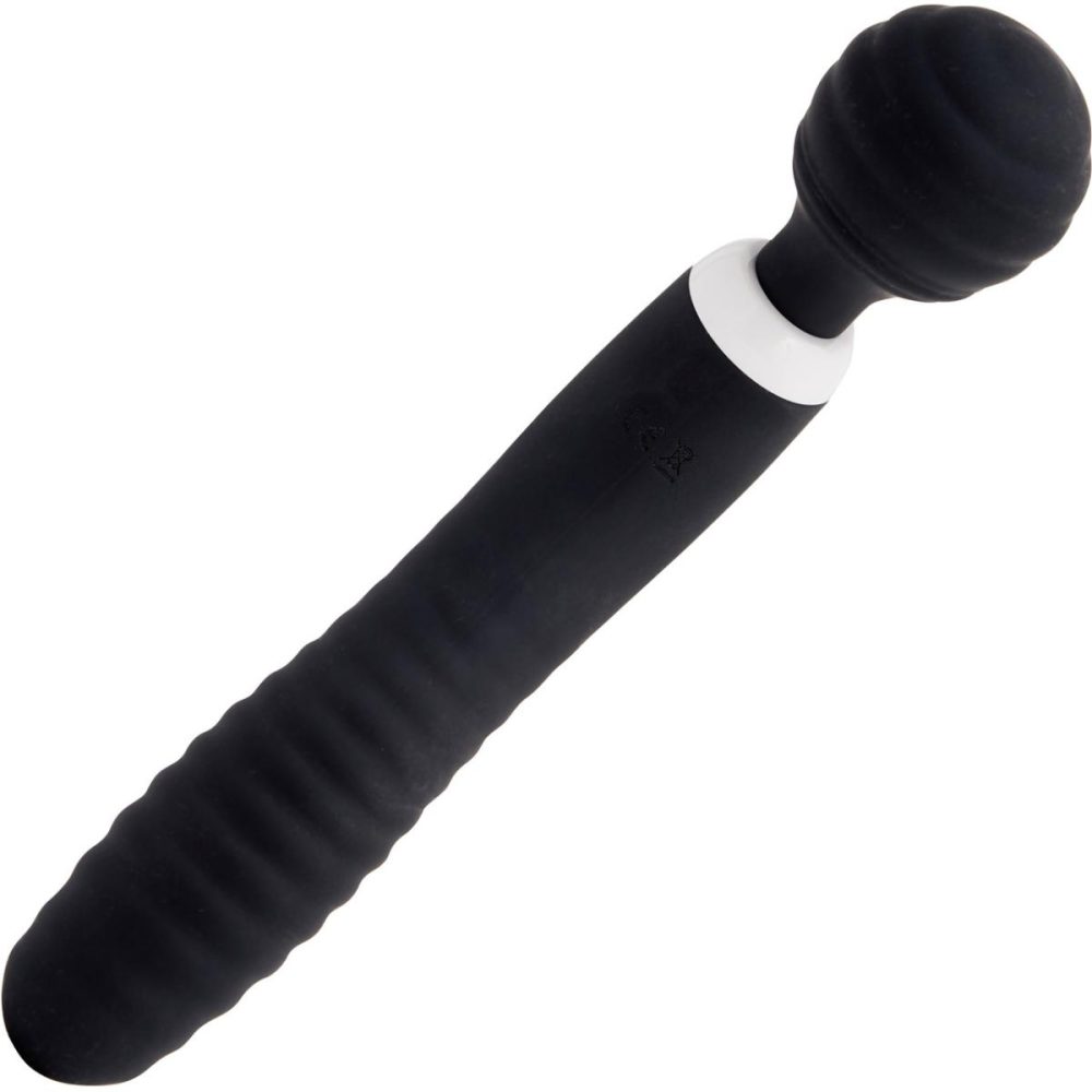 G-Spot Vibrators | Nubii Lolly Wand Silicone Dual Ended Wand Style & G-Spot Vibrator Nu Sensuelle – Black