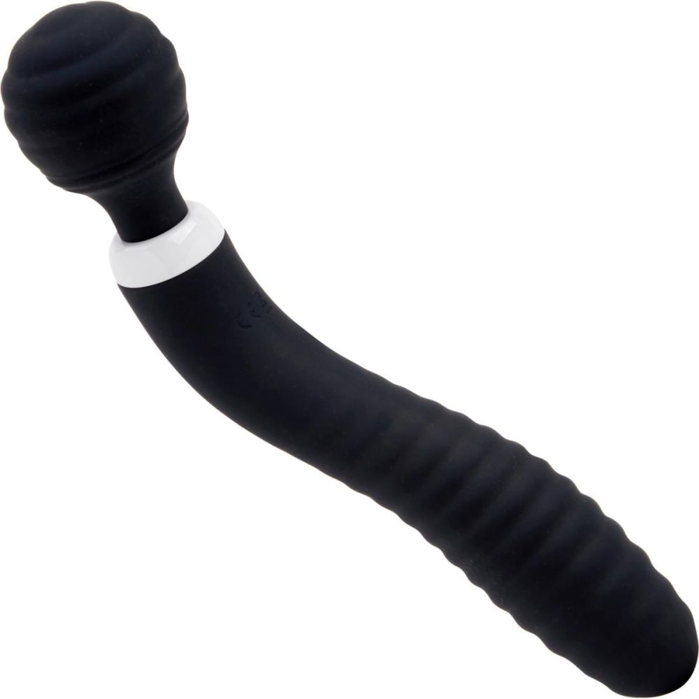 G-Spot Vibrators | Nubii Lolly Wand Silicone Dual Ended Wand Style & G-Spot Vibrator Nu Sensuelle – Black