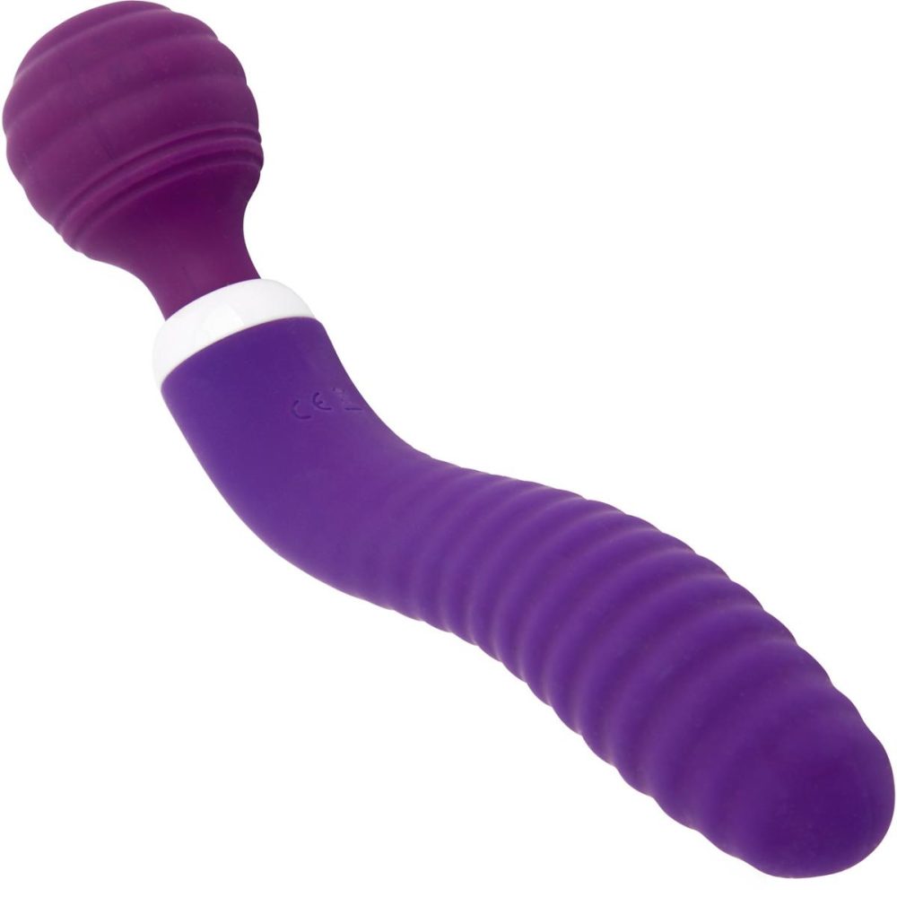 G-Spot Vibrators | Nubii Lolly Wand Silicone Dual Ended Wand Style & G-Spot Vibrator Nu Sensuelle – Purple