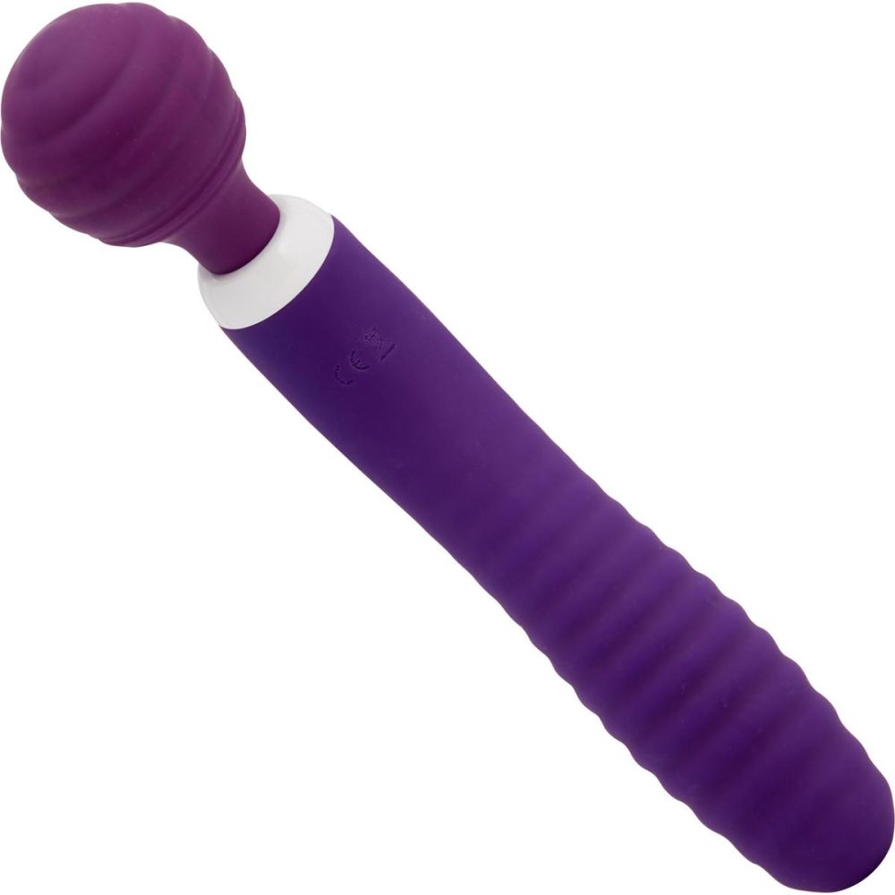 G-Spot Vibrators | Nubii Lolly Wand Silicone Dual Ended Wand Style & G-Spot Vibrator Nu Sensuelle – Purple