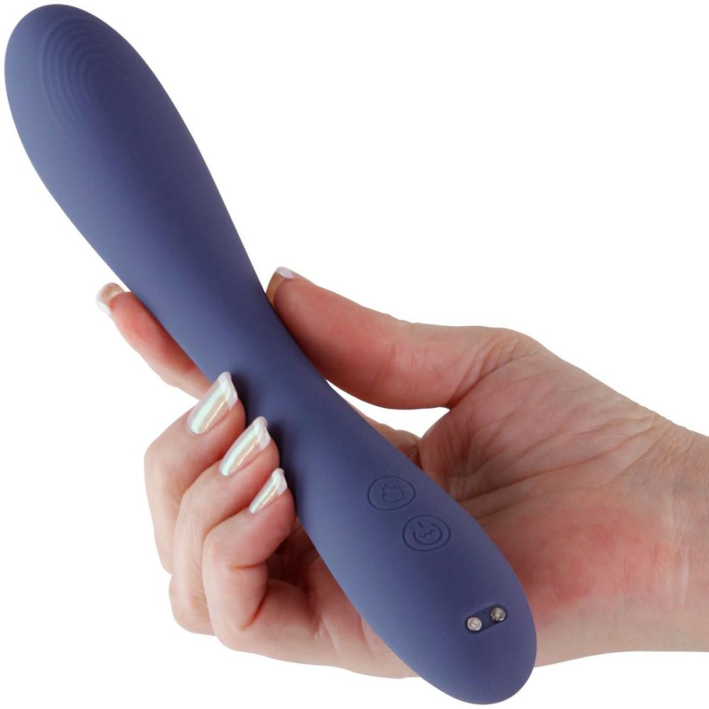 G-Spot Vibrators | Obsessions Rhett Rechargeable Waterproof Silicone Warming G-Spot Vibrator – Navy