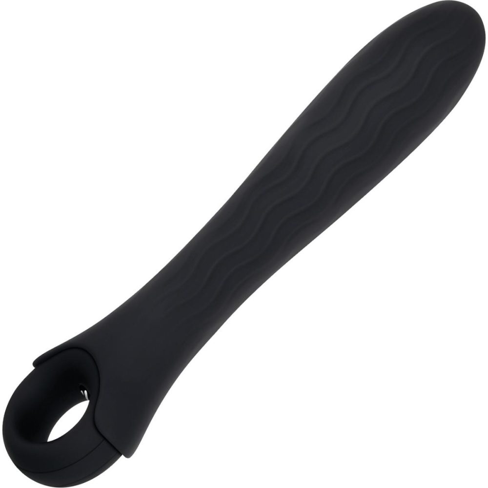 G-Spot Vibrators | Powerhouse Rechargeable Silicone Powerful Vibrator – Black