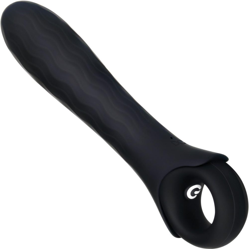 G-Spot Vibrators | Powerhouse Rechargeable Silicone Powerful Vibrator – Black