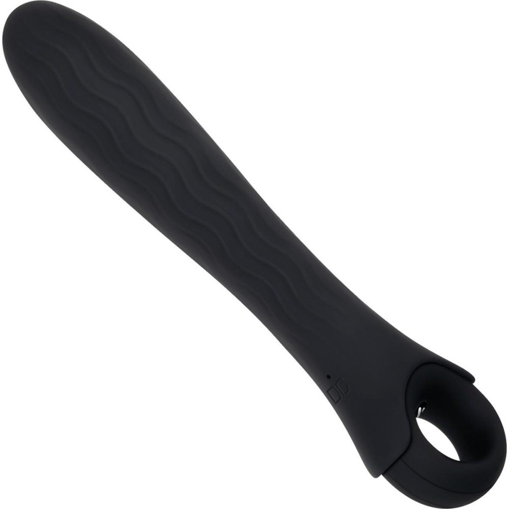 G-Spot Vibrators | Powerhouse Rechargeable Silicone Powerful Vibrator – Black