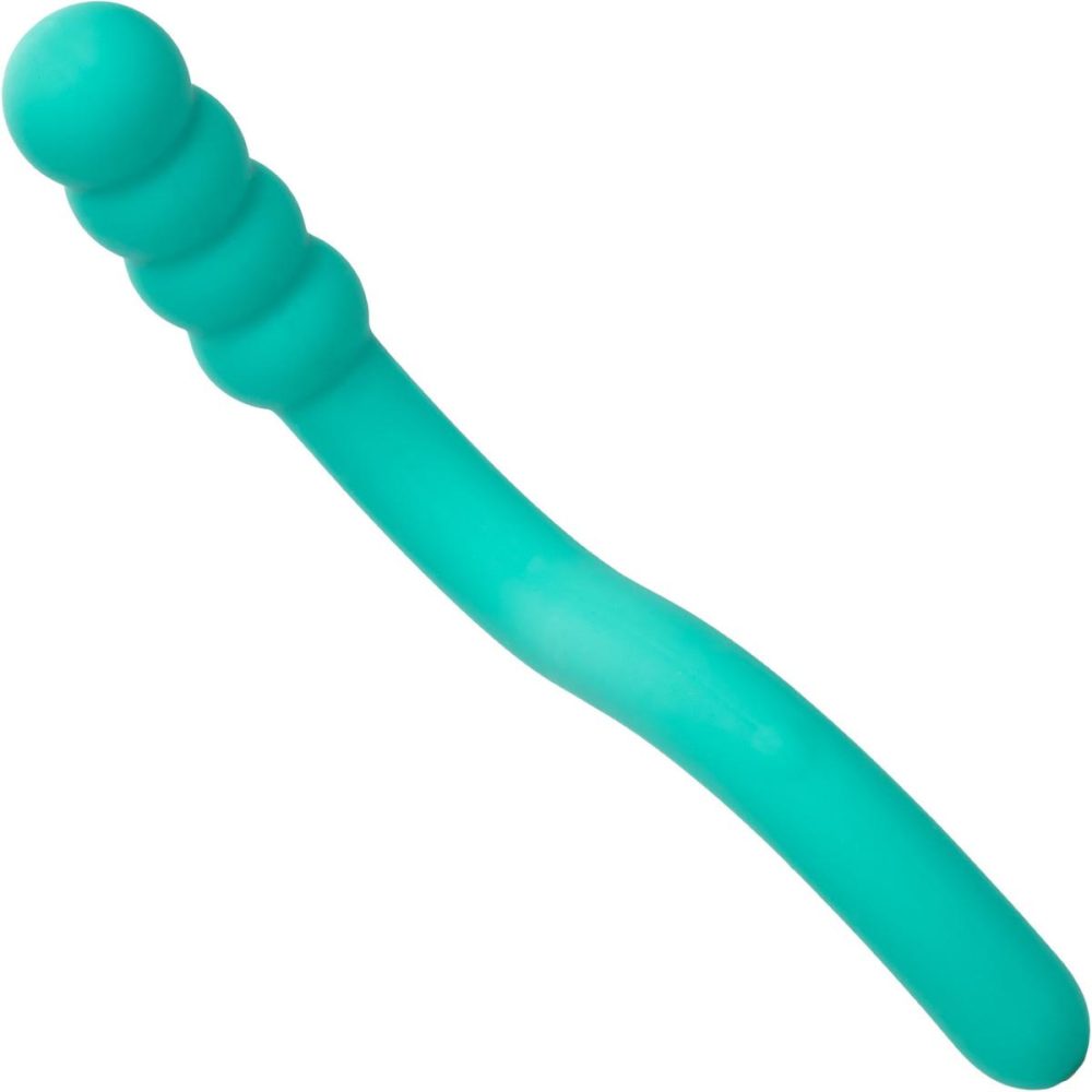 G-Spot Vibrators | Pretty Little Wands Bubbly Rechargeable Silicone Flexible Vibrator – Aqua